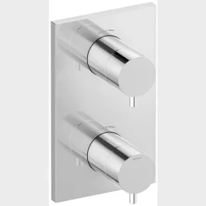 Udvendige Brusdele Til Termostat Krom