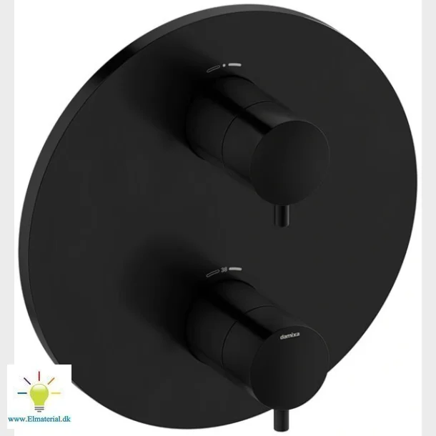 Exteri�r duschdelar till termo mattsvart