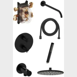 Silhouet Hs1, Inbyggd dusch Svart