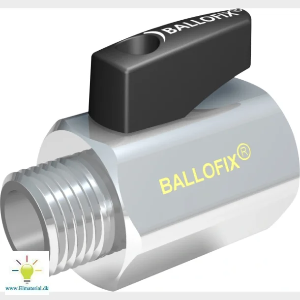 Ballofix Muffe/Nippel 1/2"-3/8" Med Greb