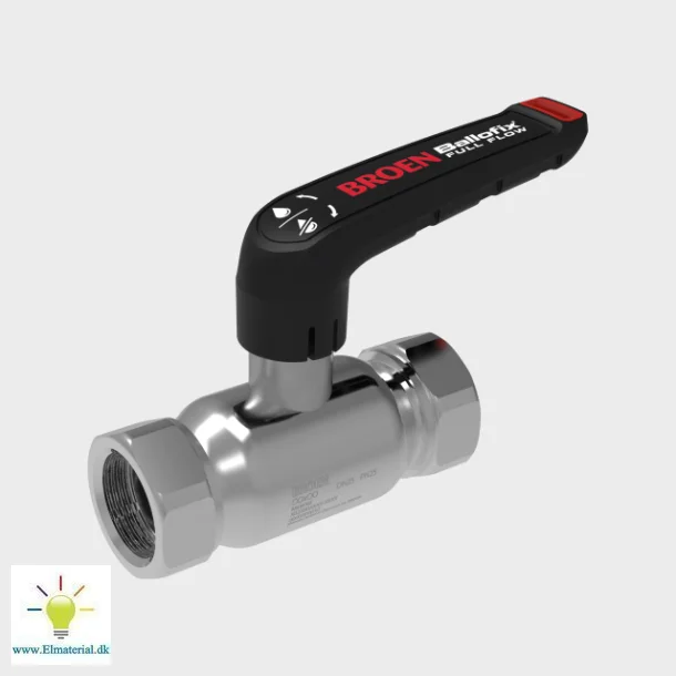 Fullflow Kuglehane Rf 1/2X1/2 Mf/Mf Lav