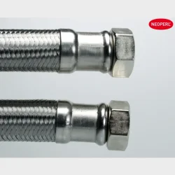 Kedelslange R.F  1" Mess. Omlb. 1000Mm