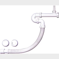 Vandls 1" X 40/50 Mm Fleksibel Slange