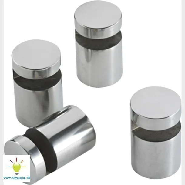 Spejlbeslag 4 Stk. Poleret Rustfri