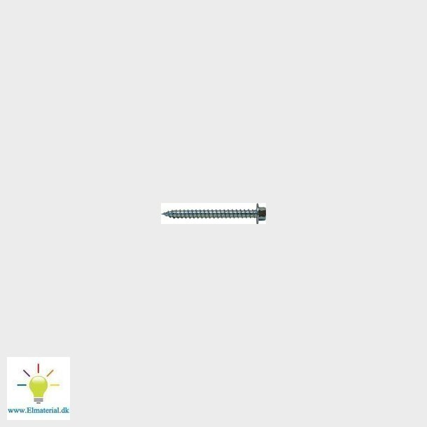 Byggeskrue M/Flange 6,5X40 Elfz