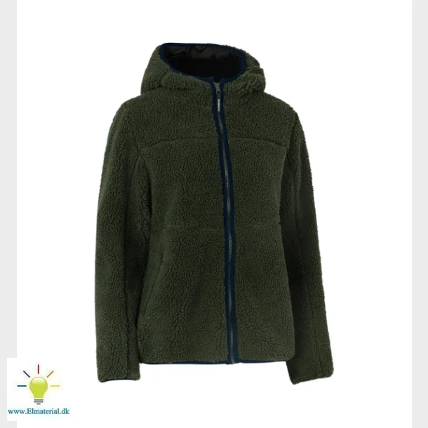 Jakke Pile Fleece Dame Oliven 3Xl