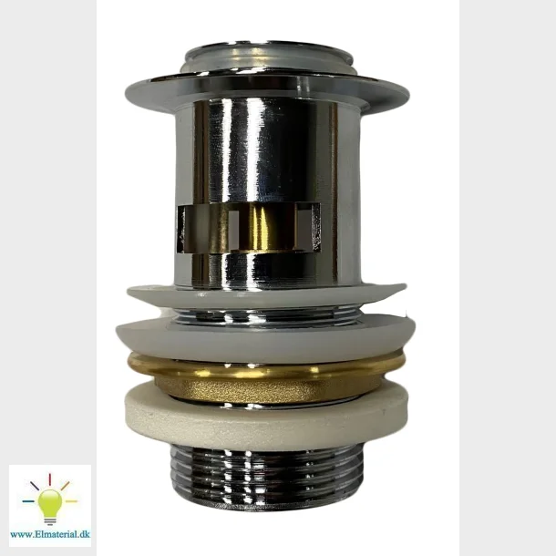 Bundventil 1 1/4" Push Up, Lille Prop