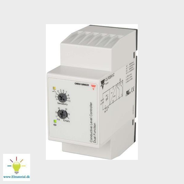 Niveaurel 24Vac/Dc, 2P, 11P Sokkel