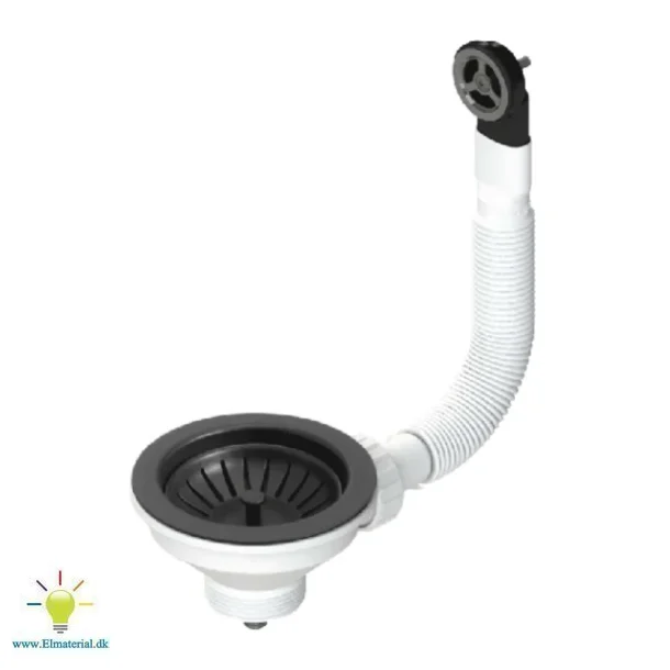 Flow Fl41 Bottenventilsats Svart