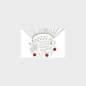 Rörpaket M / 3 Sugkontakt + Rör + Beslag