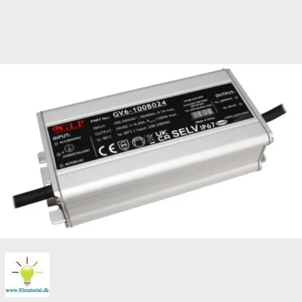 Led Driver Cv 24V, 100W, Ip67