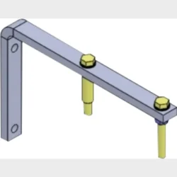 Lufttppe Guard Vandret Beslag (2 Stk)