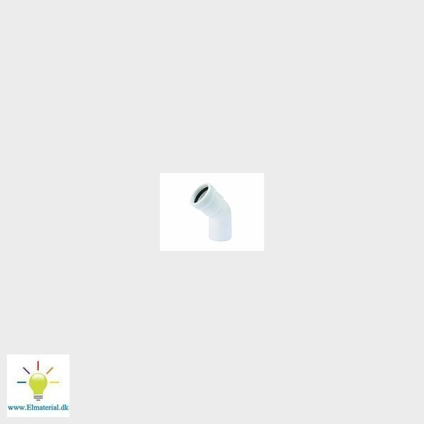 Wavin Pp Bjn 45Gr 32Mm M/1Mf Hvid