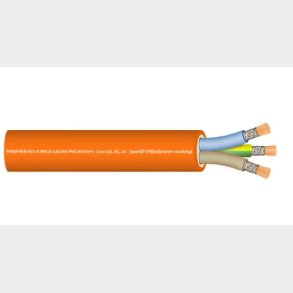 Funktionss�ker kabel FIREFLEX 5G25 orange 0,6/1 kV dimensioner