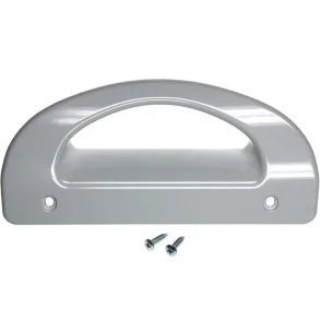 Drgreb hvid metal med skruer