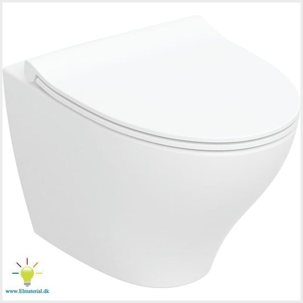 If� Spira Modern v�gh�ngt toilet inkl. s�de, skjult montering.