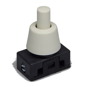 Kipafbryder M10x1, med oml�ber, hvid