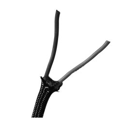 Ledning Vdh 2X0,75 Sort S100