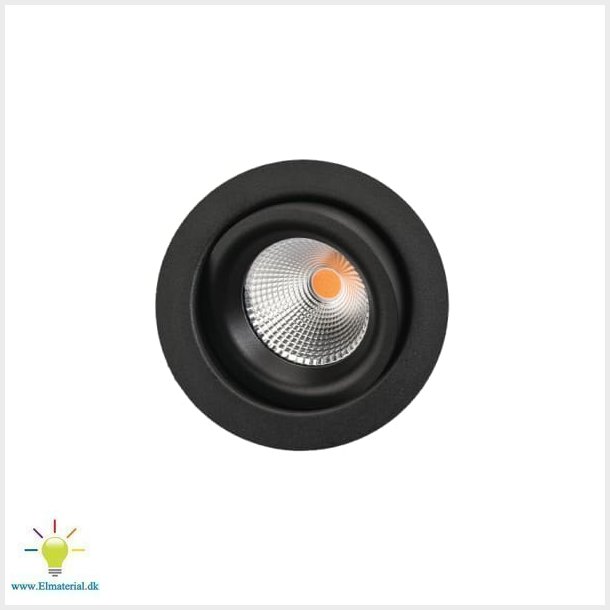 Downlight Junistar Eco Outdoor, 7W 3000K, sort