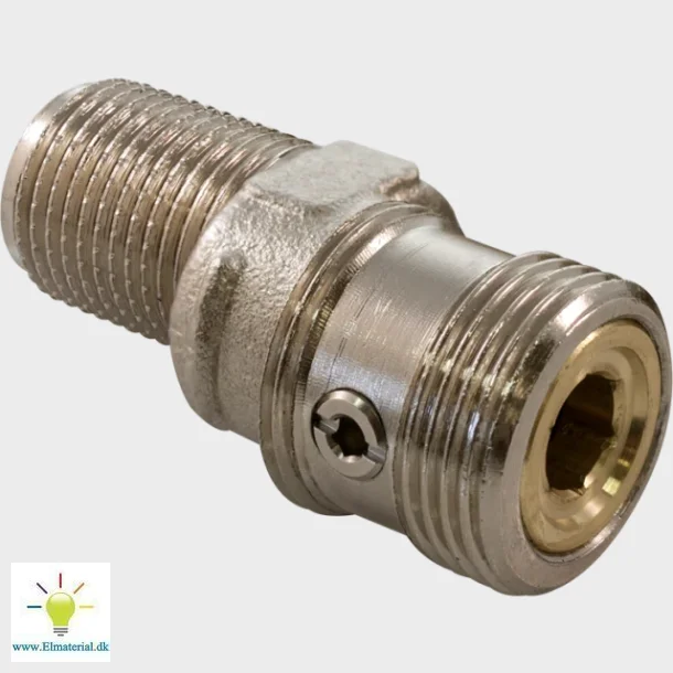 Exc Tilgangsstk 3/4"X1/2" M/Afsprring