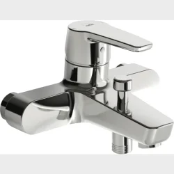 Saga Kar &amp; Brusearmatur Med Omskifter