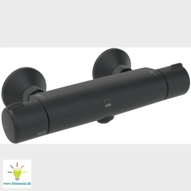 Nova termostatblandare mattsvart 1/2"