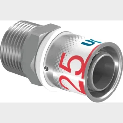 Pres Kobling M/Nippel 25X3/4"