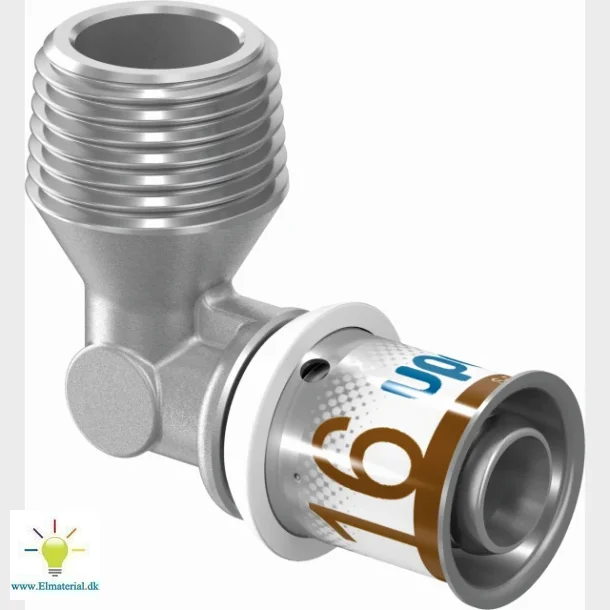 Pres Vinkel M/Nippel 16X1/2"