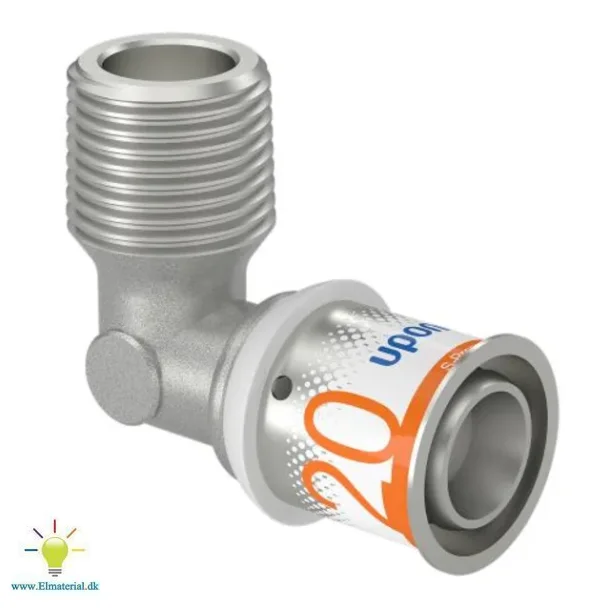 Pres Vinkel M/Nippel 20X1/2"