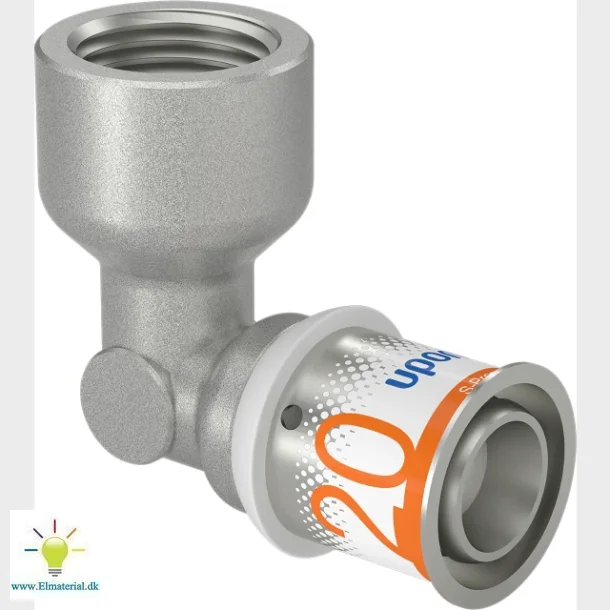 Pres Vinkel M/Muffe 20X1/2"