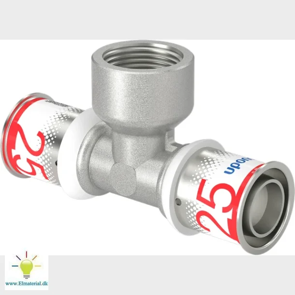 Pres Tee Reduceret M/Muffe 25X3/4"