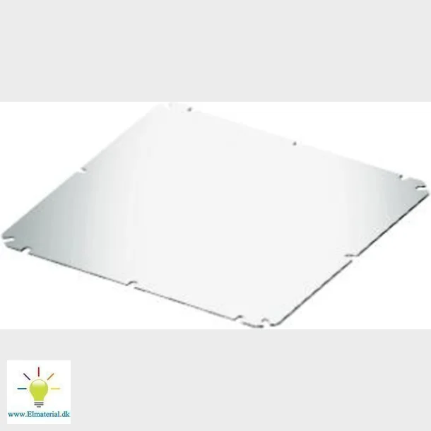 Montageplade, galvaniseret, 260 x 260 x 1,5 mm
