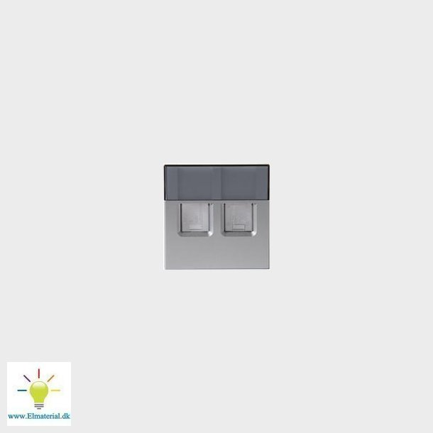 Dataudtag Afd&frac34;kning For 2 X Rj45 1M Alu