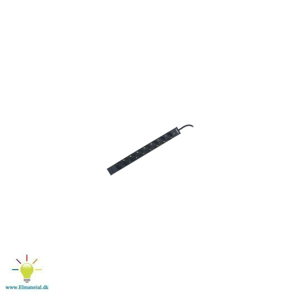 Powerpanel 19" 1He 8X230V Schuko 16A