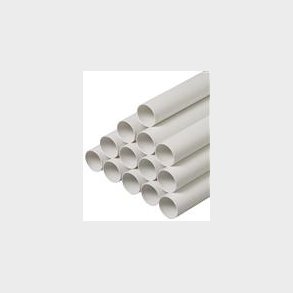 Rör 51Mm L = 2M Vit Plast