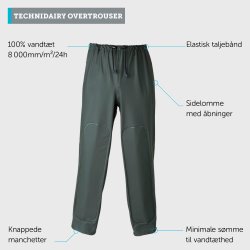 Technidairy Overbukser - Grn