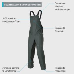 Technidairy Bib Overbukser - Grn