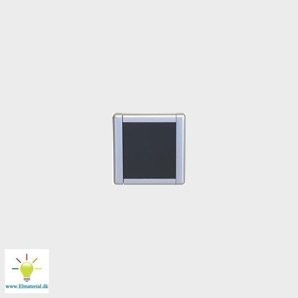 Sugekontakt Alu-Look+Sort Design 9X9 Cm