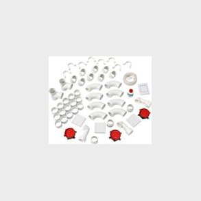 Beslagspaket M / 3 Sugkontakt + Beslag