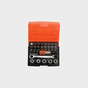 Bits och skiftnyckelsatser 4-8 mm (26)