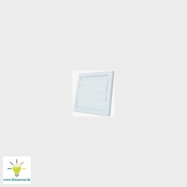 Lamelrist 150X150Mm Hvid Med Bagkant