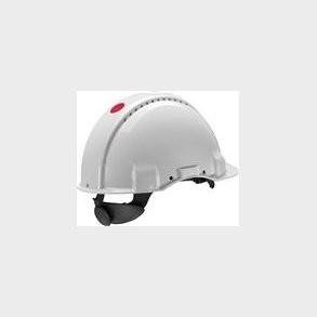 Sikkehedshjelm G3000 Hvid Stilleskrue