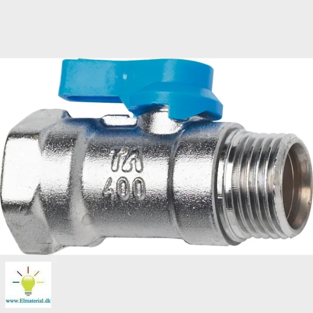 Ta 400 1/2" Kuglehane Bl Muffe/Nippel