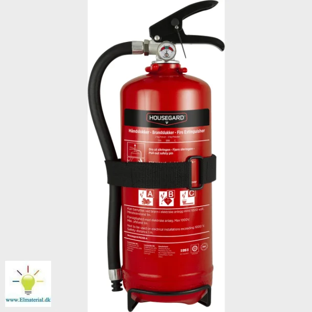 Pulverslukker Ds-En3 2Kg 13A 89B C