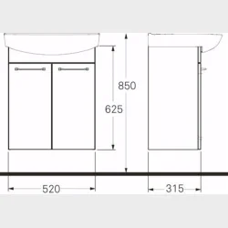 Spira Mbelpakke 57Cm