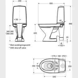 Spira Toilet Rimfree ben S-Ls
