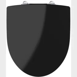 Spira Toalettsits Soft Close Svart