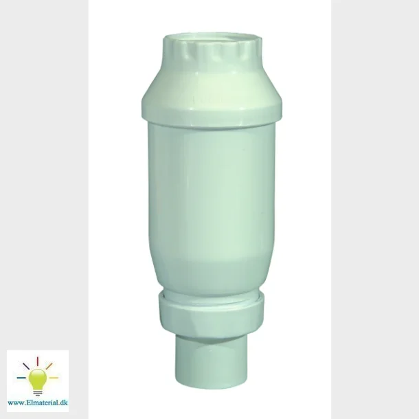 Hvid Vandls Lige 5/4" - 32Mm