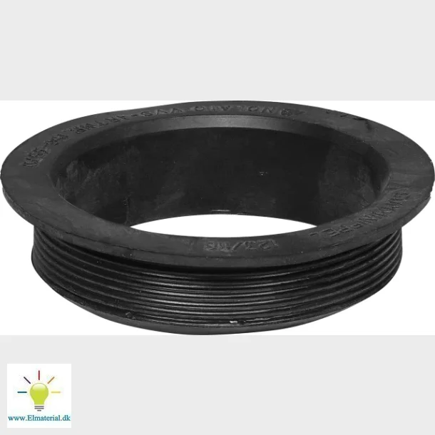 Gummi Nippel Epdm Svart 100/75Mm