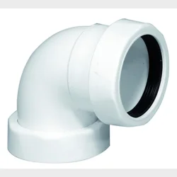 Hvid Aflbsvinkel 1 1/2" X 40Mm